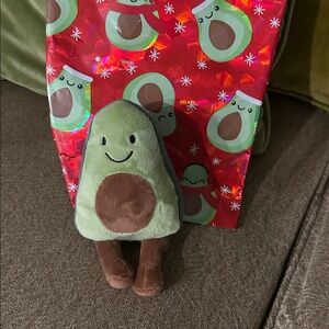 Frankfort 6” Avocado Plushie Stuffed Animal No Tags